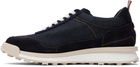 Thom Browne Navy Selvedge Denim Tech Runner Alumni Sneakers