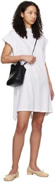 MM6 Maison Margiela White & Black Layered Midi Dress
