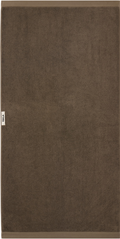 Photo: Tekla SSENSE Exclusive Brown Terry Heavyweight Towel