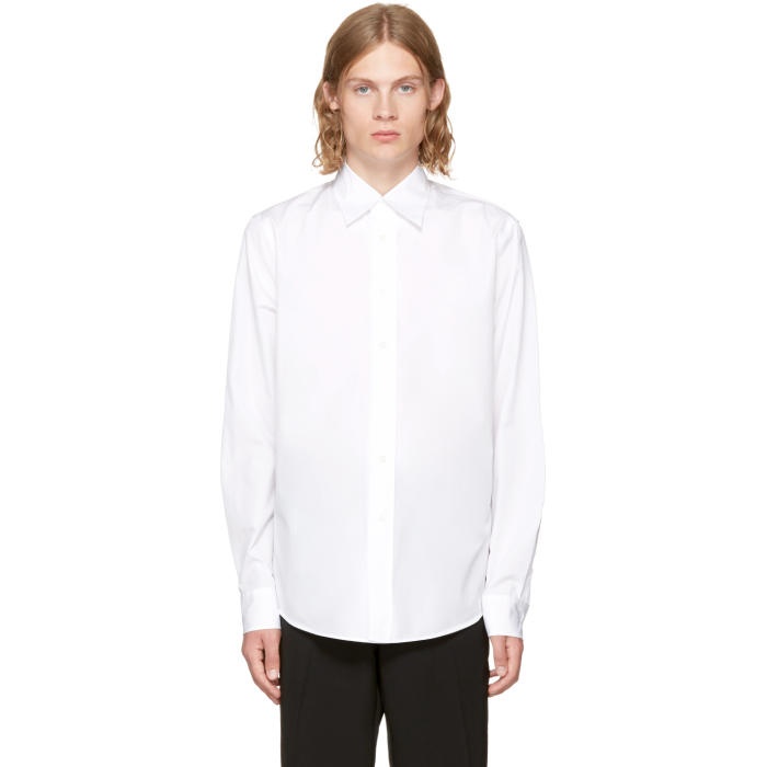 Photo: Marni White Long Sleeve Panelled Sport Shirt