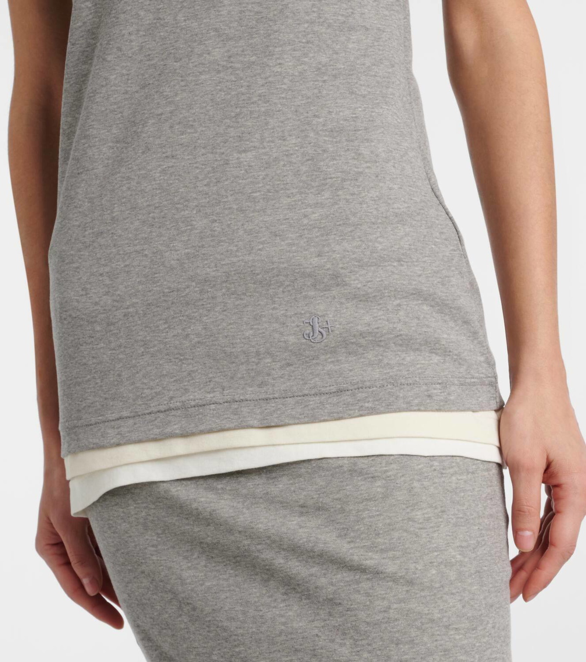 Jil Sander Set of 3 cotton tank tops