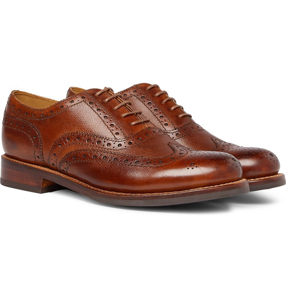 Grenson Stanley Tan Brogues Size 7 