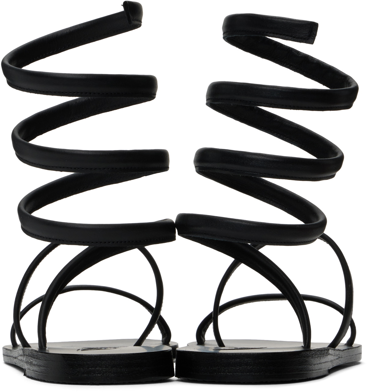 Ancient Greek Sandals Black Ofis Sandals
