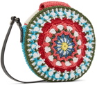 Andersson Bell Multicolor Hand Crochet Tambourine Bag