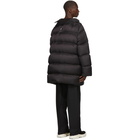 Rick Owens Black Down Jumbo Duvet Jacket