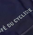 Cafe du Cycliste - Adèle Mesh-Panelled Jersey Cycling Bib Shorts - Blue
