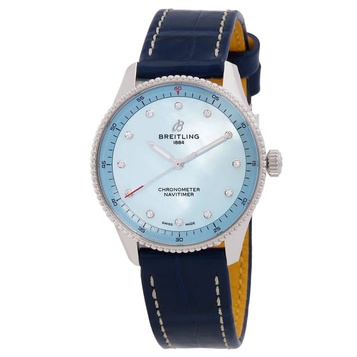Breitling Navitimer Quartz Chronometer Diamond Ladies Watch A77320171C1P1