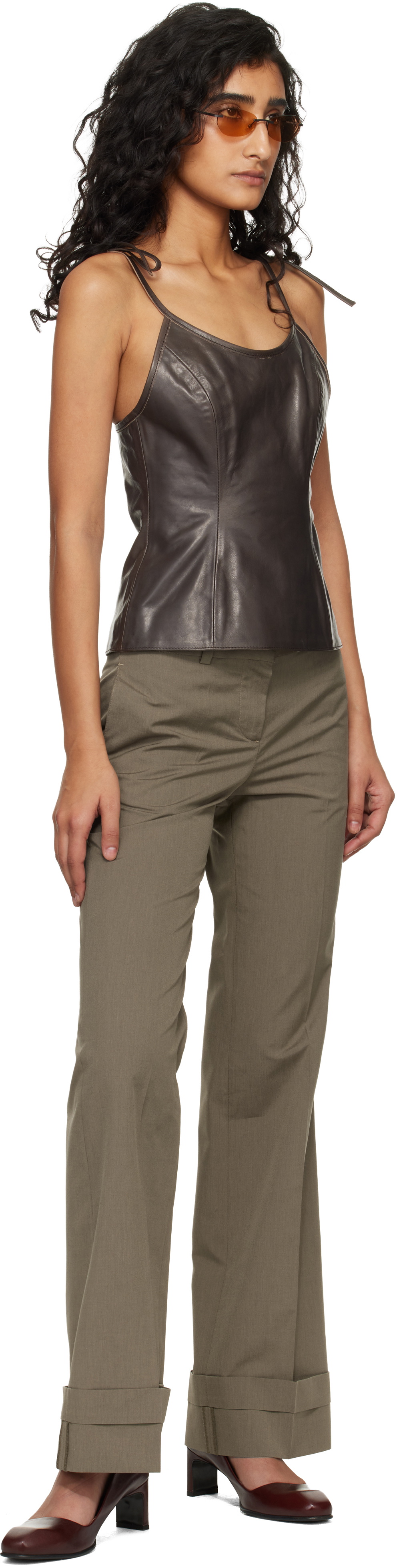 OUR LEGACY Khaki Hip Trousers