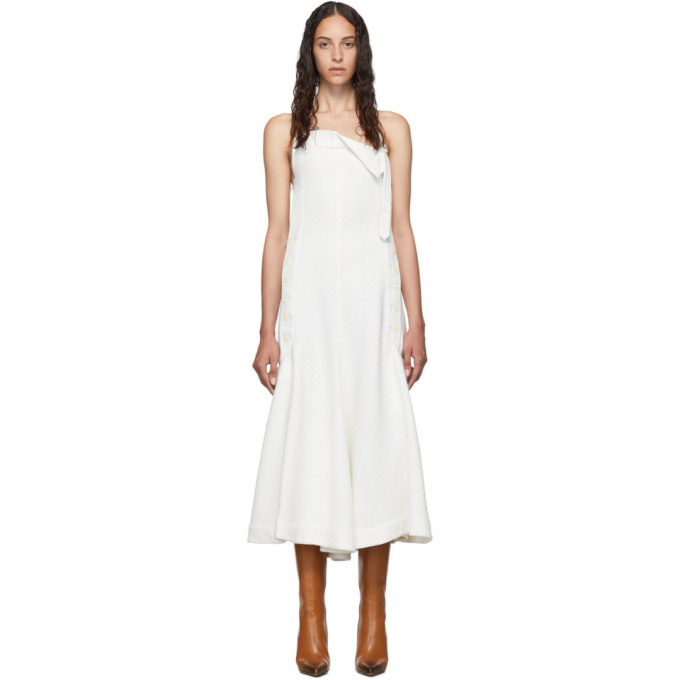 Jacquemus White La Robe Tablier Dress Jacquemus