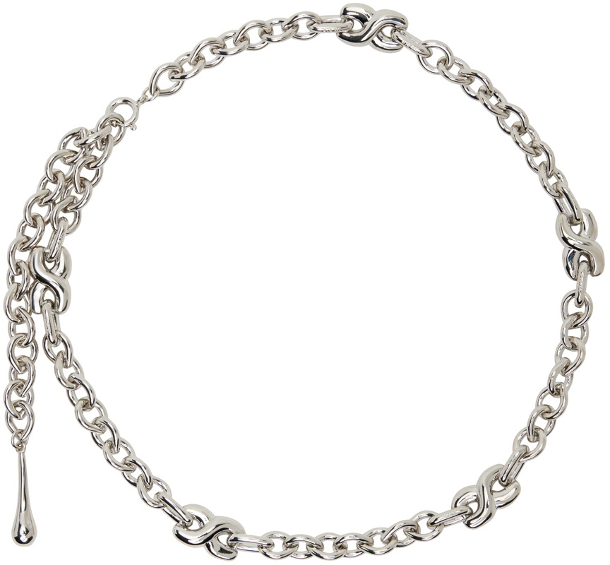 Lock Bracelet in White Gold by S_S.IL