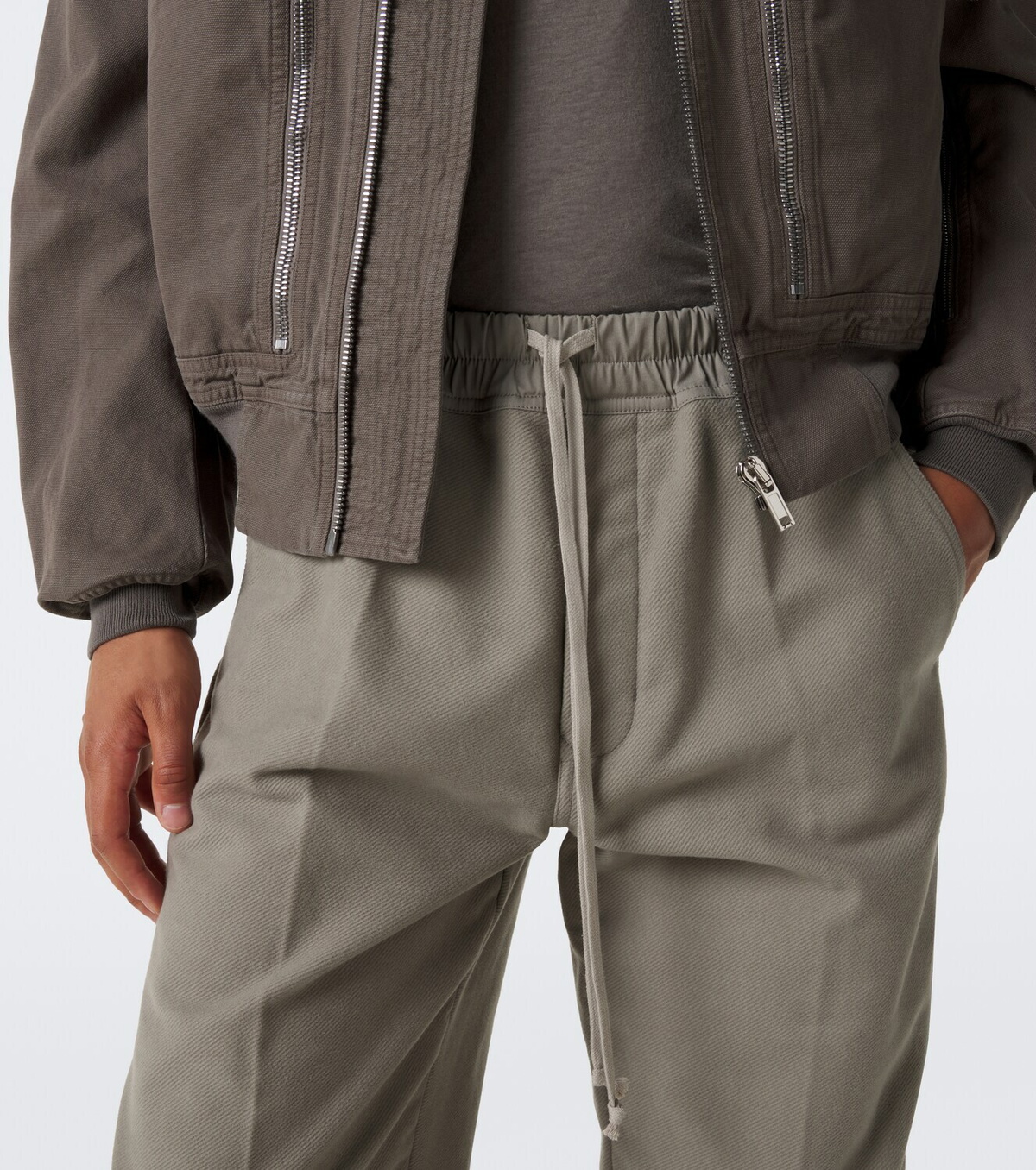 Rick Owens Dietrich cotton straight-leg pants