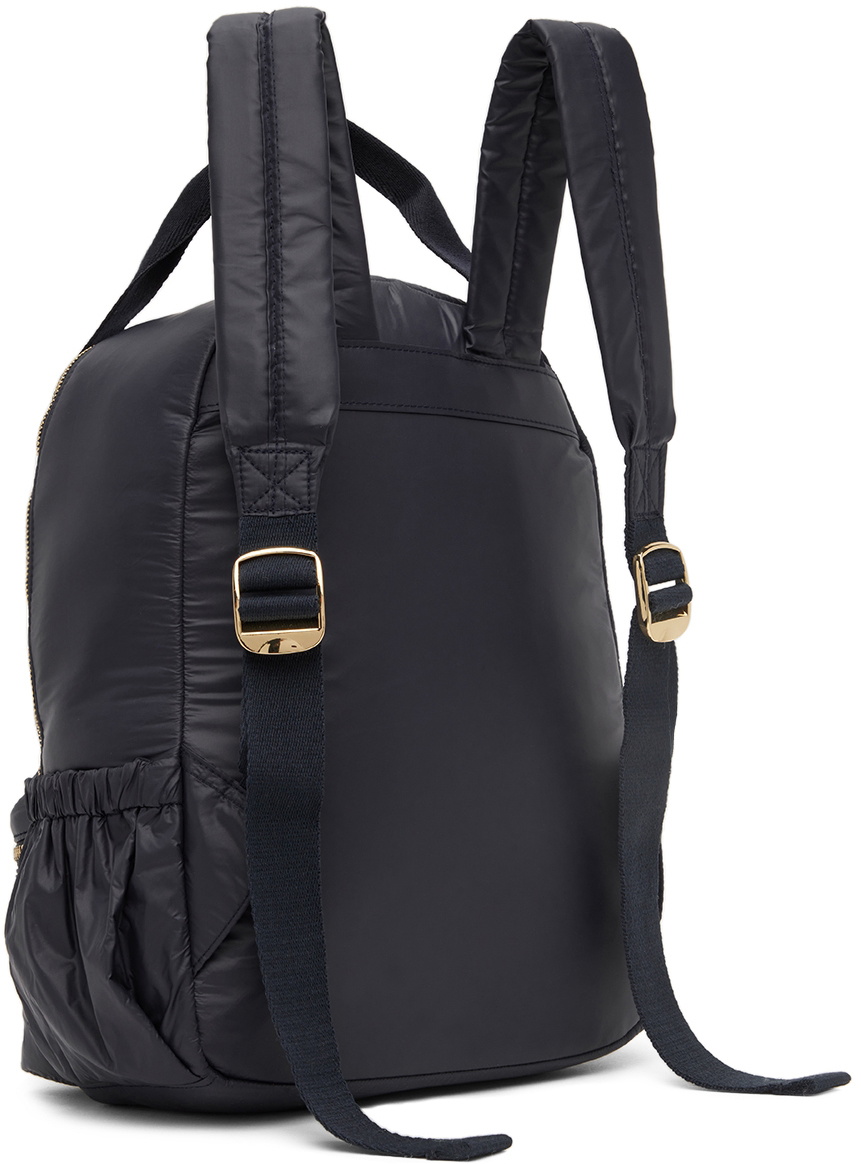 Chloé Kids Navy Logo Backpack Chloe