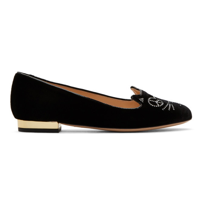 Photo: Charlotte Olympia Black Peace Kitty Loafers