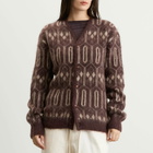 Needles Women's Mohair Cardigan in Burgundy