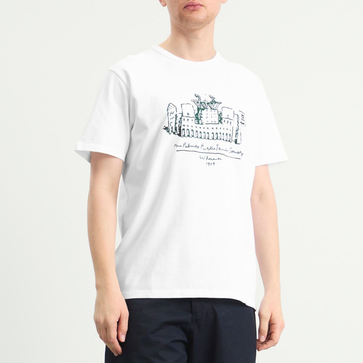 Palmes Men's Public T-Shirt in White