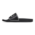 McQ Alexander McQueen Black and White Infinity Slides