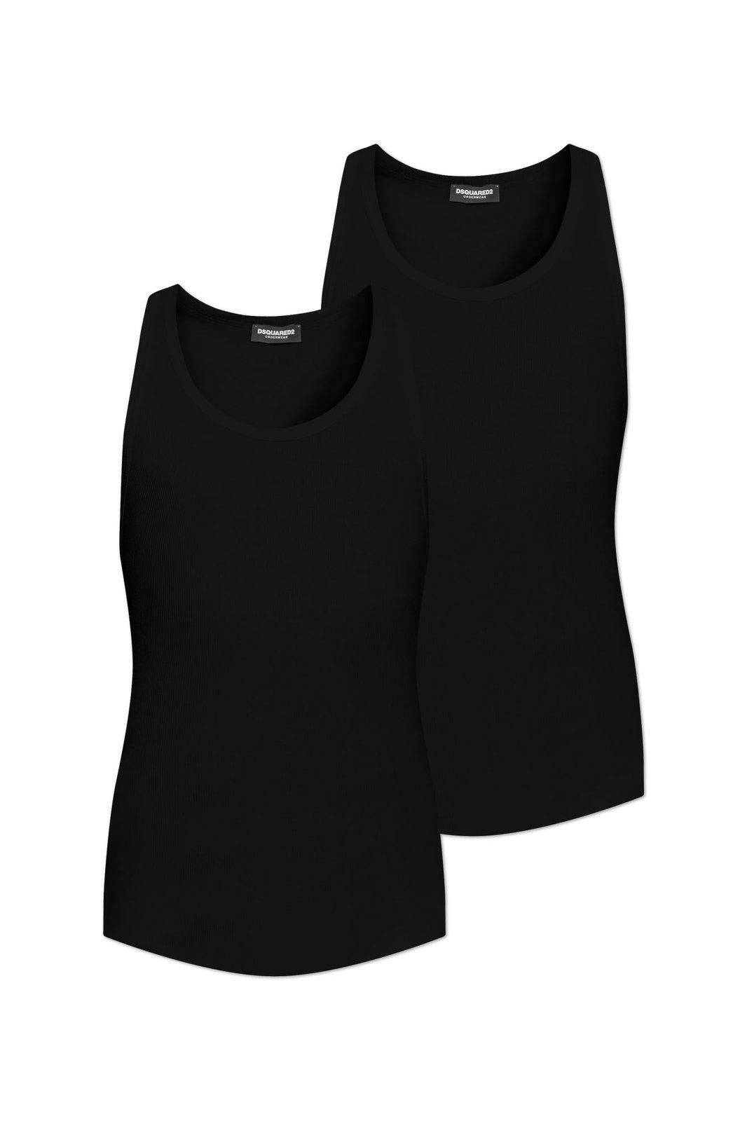Dsquared2 Black Distressed Tank Top Dsquared2