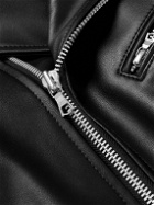WTAPS - Faux Leather Jacket - Black