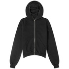 Rick Owens DRKSHDW Women's Small Gimp Hoodie in Black