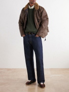 Begg & Co - Maytime Cable-Knit Cashmere-Blend Sweater - Green
