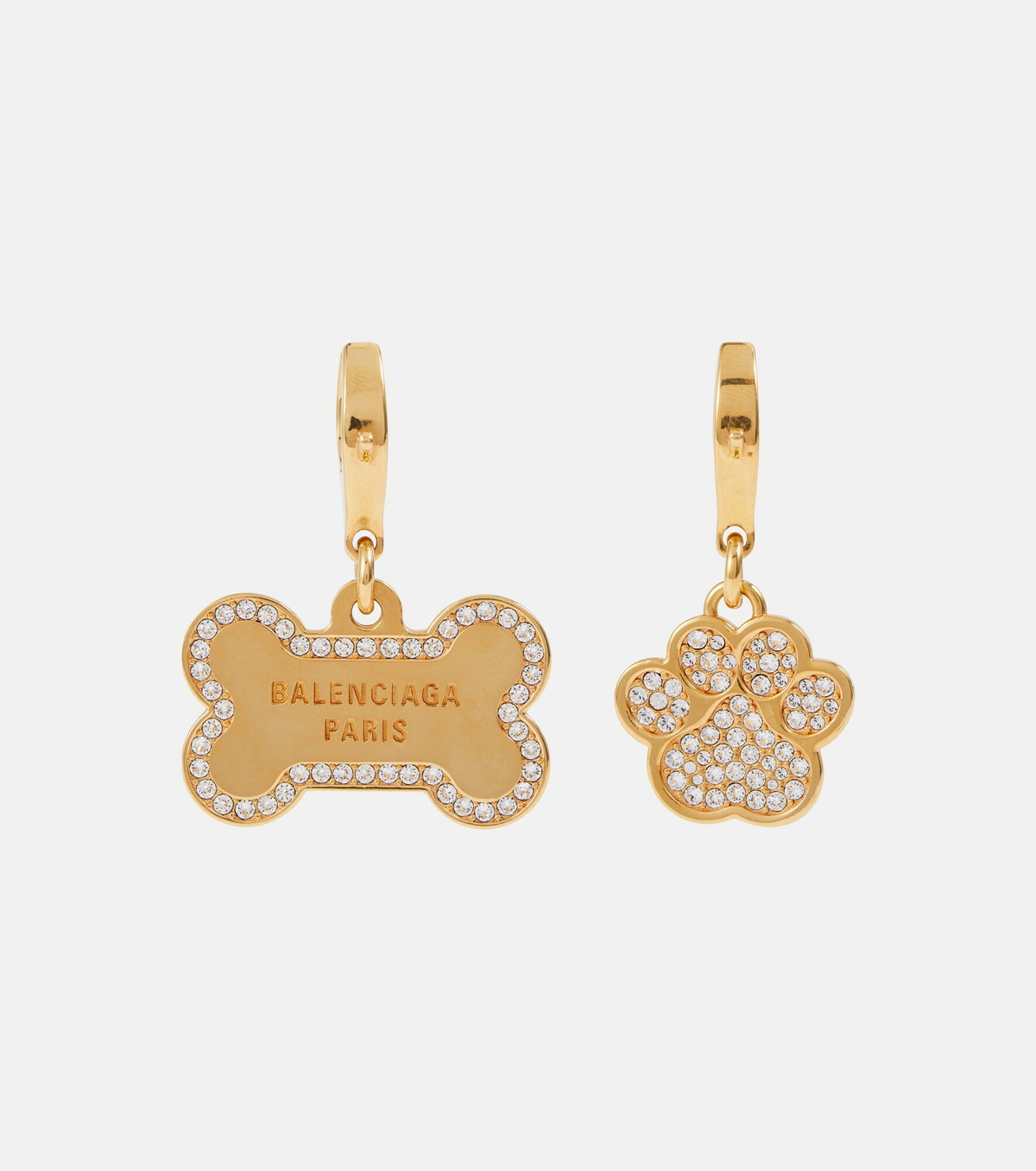 Balenciaga - Puppy embellished earrings Balenciaga