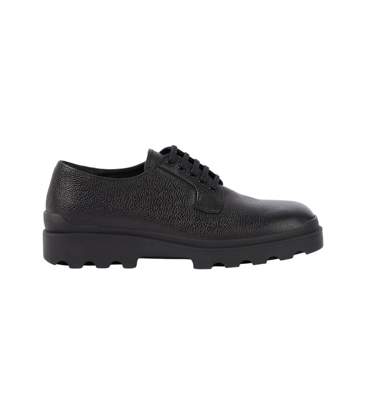 Photo: Prada Grained leather Derby shoes