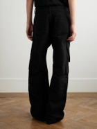 Rick Owens - Straight-Leg Cotton-Twill Cargo Trousers - Black