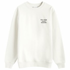 Drôle de Monsieur Men's Not From Paris Madame Crew Sweat in Mastic