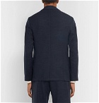 Mr P. - Navy Slim-Fit Unstructured Virgin Wool-Blend Bouclé Suit Jacket - Men - Navy