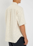 Norse Projects Fil Coupé Stretch-cotton Shirt Ecru