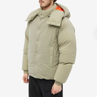 F/CE. Men's Down Circulation Parka Jacket in Sage Green