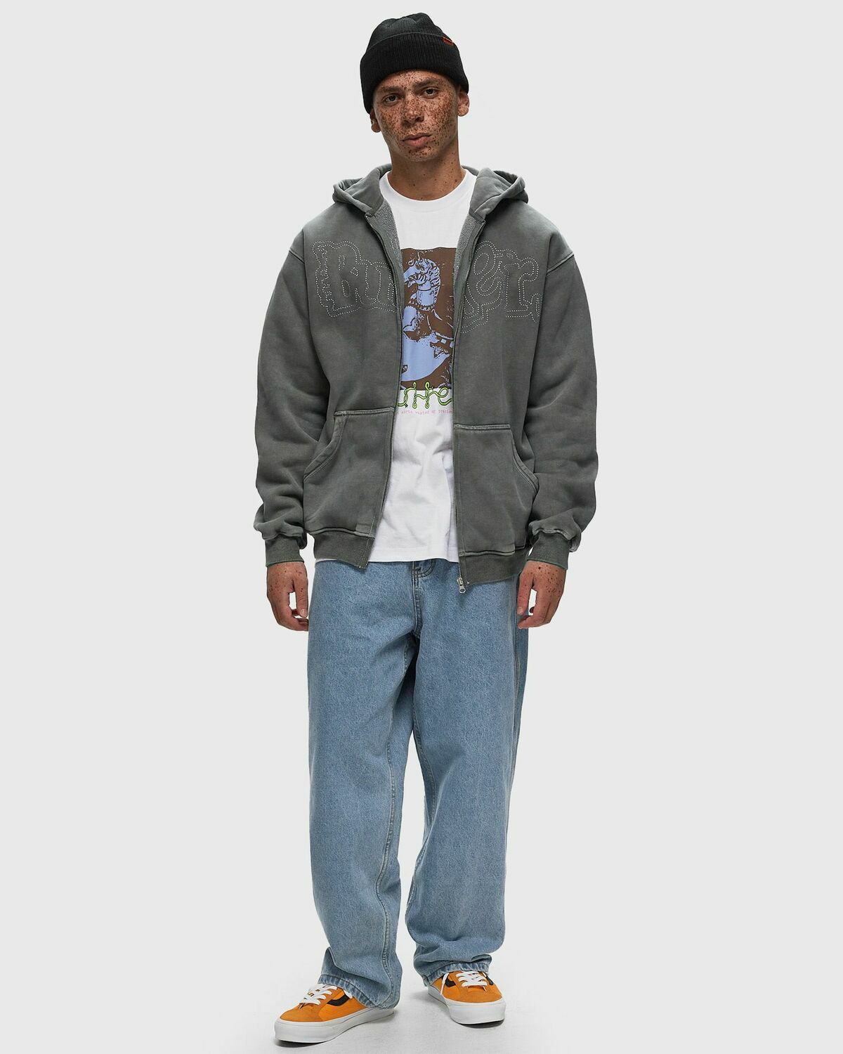 Butter Goods Breakdown Zip Thru Hood Black Hoodies/Zippers Butter 