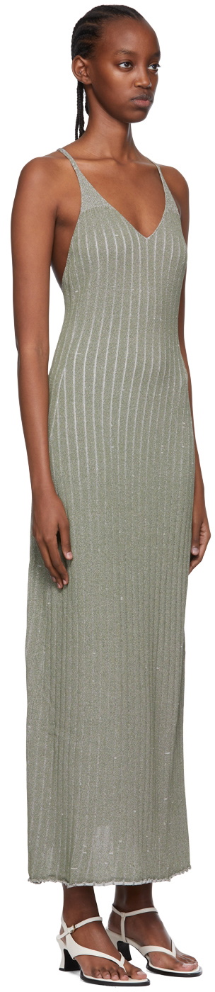 Aeron Green Centure Maxi Dress