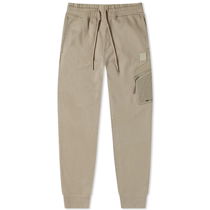 Photo: C.P. Company Men's Metropolis Patch Logo Sweat Pant in Seneca Rock