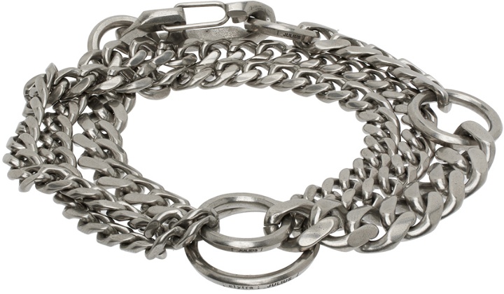 Photo: Julius Silver Multi Chain Bracelet