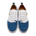 Aprix Blue and White APR-001 Sneakers
