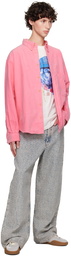 Acne Studios Pink Patch Shirt