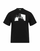Aries Mens T-shirt in Black