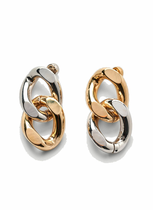 Photo: JW Anderson - Chain Link Drop Earrings in Gold
