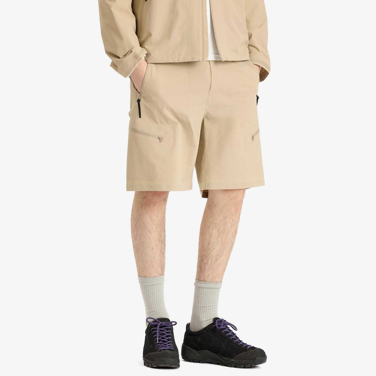 Hiking Patrol Men's Technical Shorts in Beige