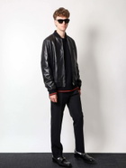 Gucci Jacket Black Mens Leather Jacket