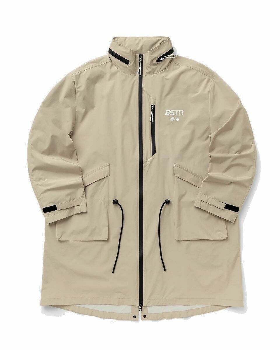 Photo: Bstn Brand Shell Rain Coat Beige - Mens - Coats/Shell Jackets