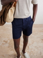Onia - Straight-Leg Cotton-Blend Shorts - Blue