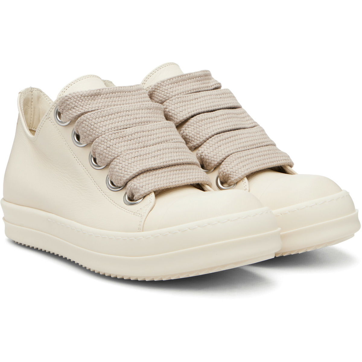 Rick Owens Off-White Tower Jumbolace Low Sneaks Sneakers