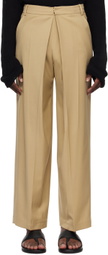 LOW CLASSIC SSENSE Exclusive Beige Trousers