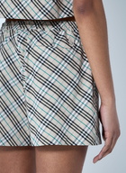 Burberry Check Drawstring Shorts