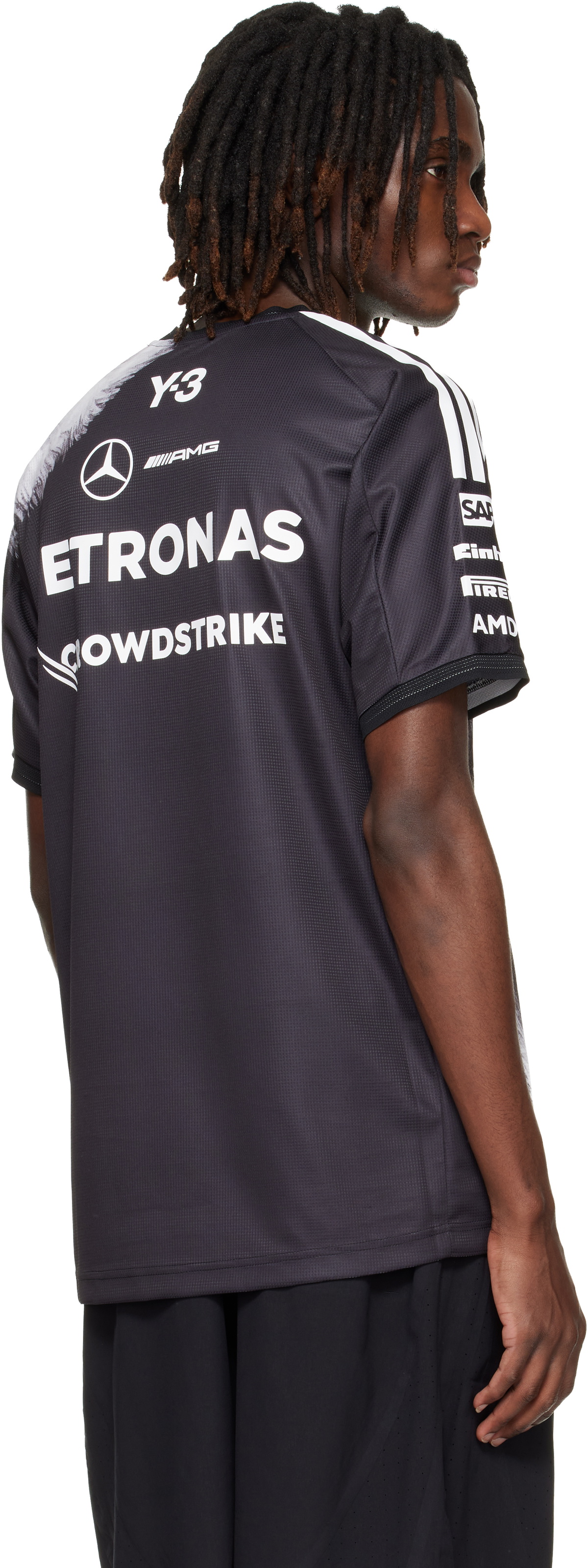 Y-3 Black Mercedes-AMG F1 Edition Driver T-shirt