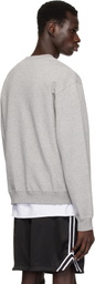John Elliott Gray Beach Crew 2 Sweatshirt