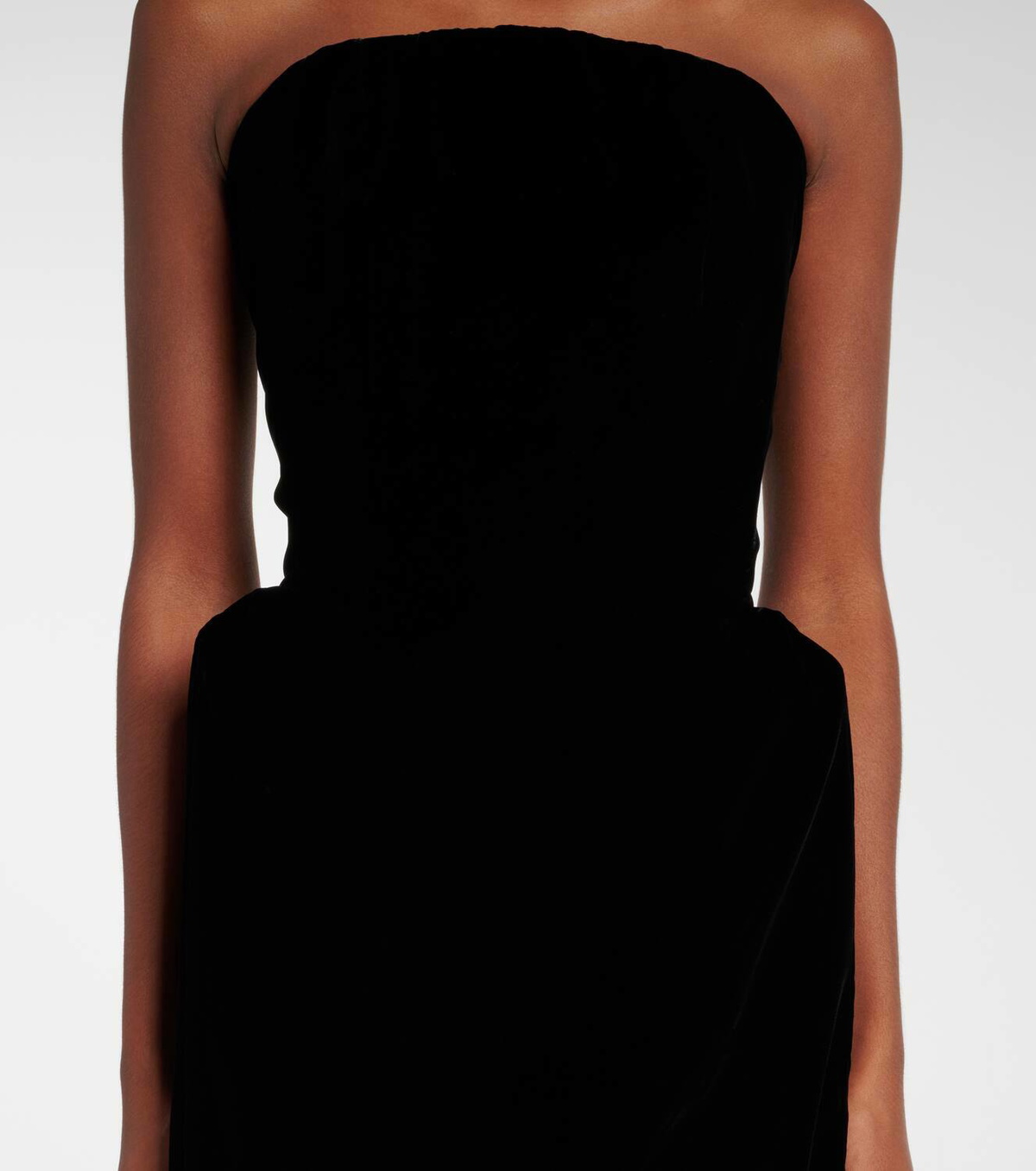 Balenciaga Velvet bustier gown Balenciaga