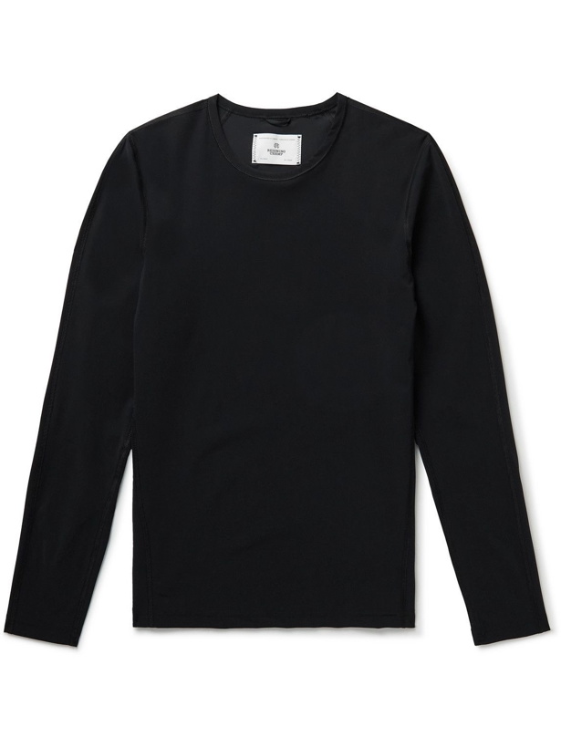 Photo: Reigning Champ - Recycled Stretch-Jersey Base Layer - Black